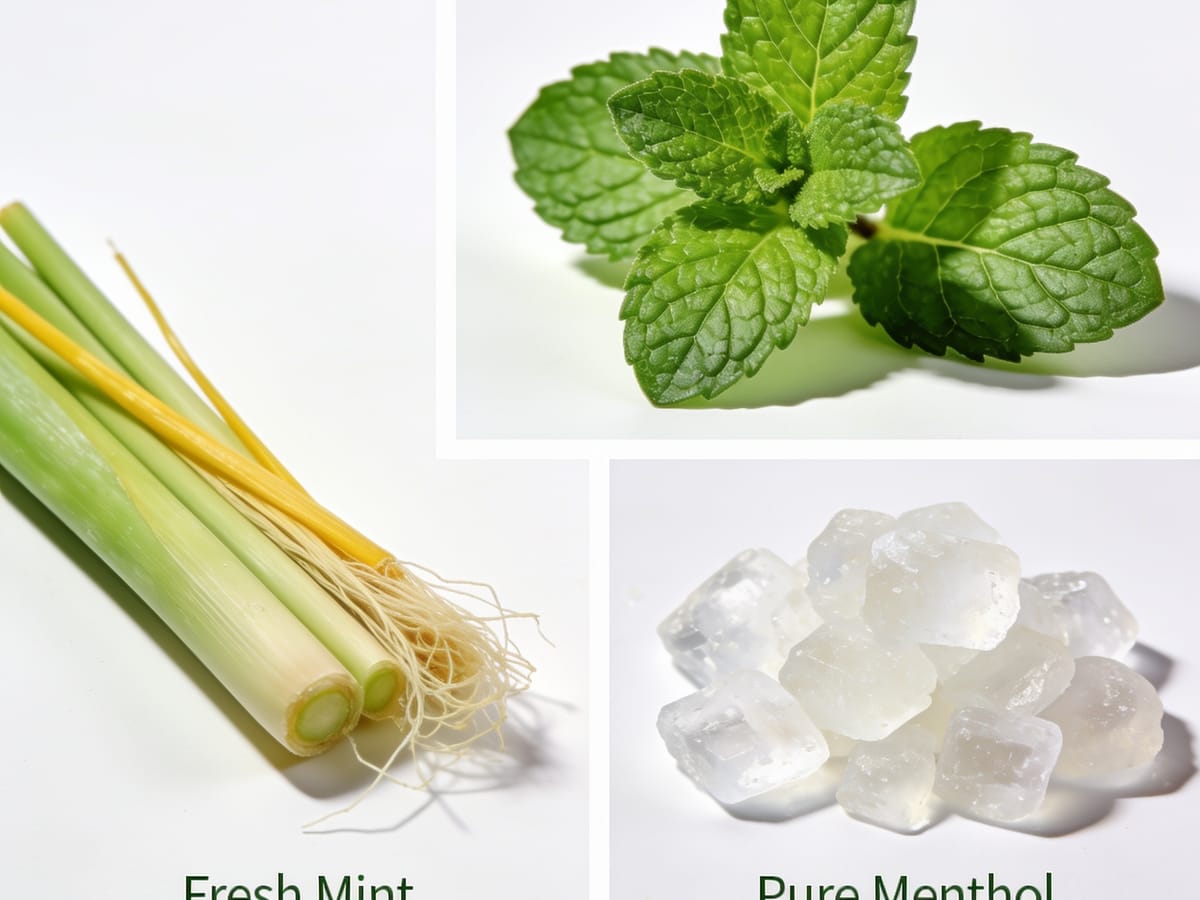 Mint / lemongrass / menthol